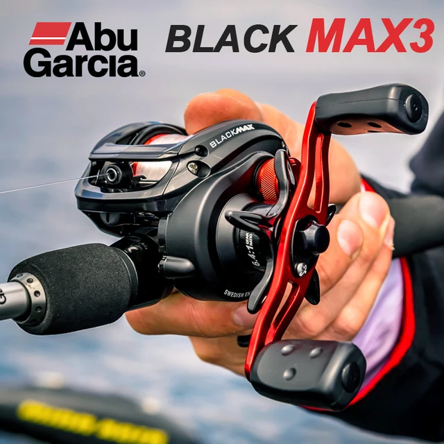 Abu Garcia Black Max3 Bmax3 Baitcasting Fishing Reels 4+1bb Gear Ratio  6.4:1 Max Drag 8kg Reel Fishing Wheels Baitcasting Reel - Fishing Reels -  AliExpress