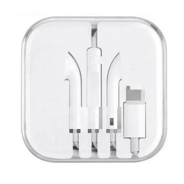 Спортивные наушники вкладыши с микрофоном для Iphone 7 проводные Bluetooth разъемом