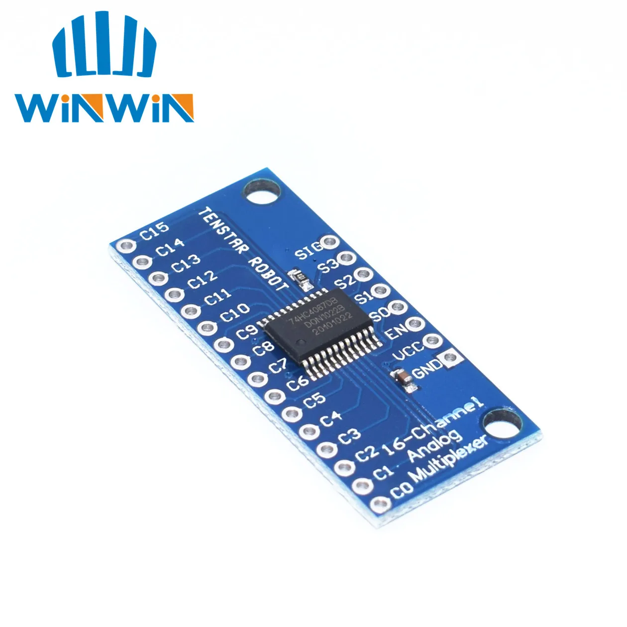 1pcs CD74HC4067 16-Channel Analog Digital Multiplexer Breakout Board Module afbeelding