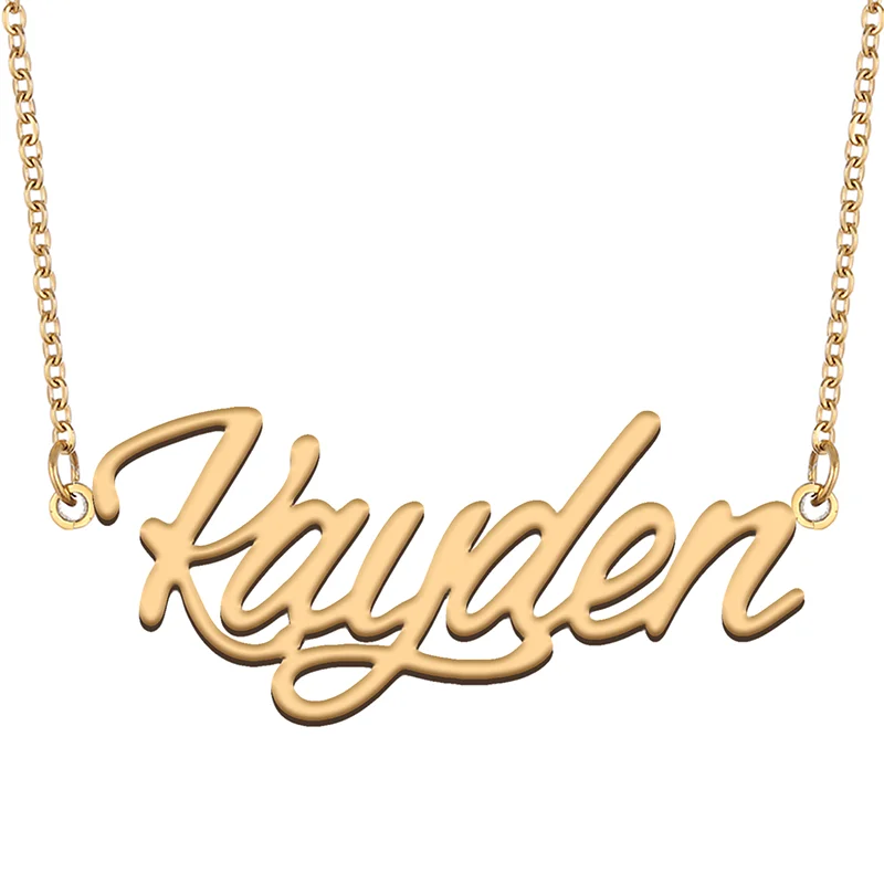 

Necklace with Name Kayden for His Her Family Member Best Friend Birthday Gifts on Christmas Mother Day Valentine's Day