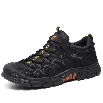 

Men's Breathable Outdoor Hiking Shoes Trekking Tourism Boot Camping shoe Non-slip Climbing Mountain Sport Shoes Walking Sneakers