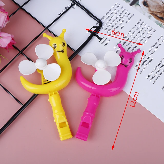 5Pcs Baby Kids Toy Windmill Lollipop Shape Small Windmill Whistle Developmental Outdoor Handle Toy Pinwheel Wind Spinner 5