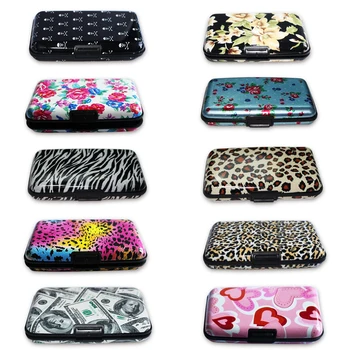 

Aluminum Metal Case Waterproof Card Holder Protection Box Card Case Pocket Business ID Credit Card Wallet Holder