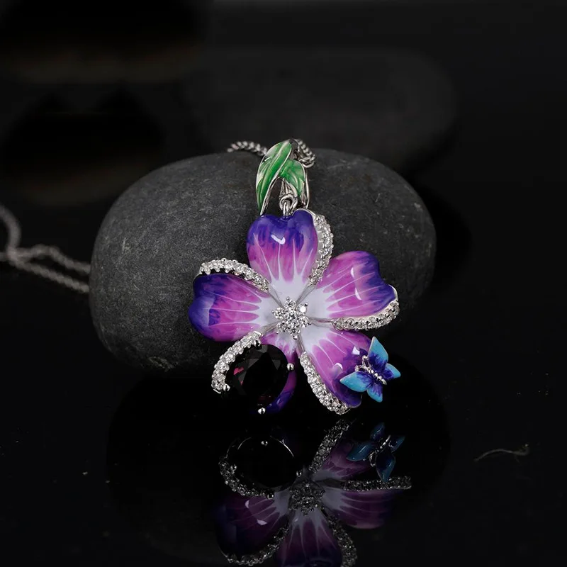 Геометрическое ожерелье из циркона ожерелье s для женщин Девушки Bijoux серебристого цвета с яркими цветами и стразами ожерелье Модные ювелирные изделия