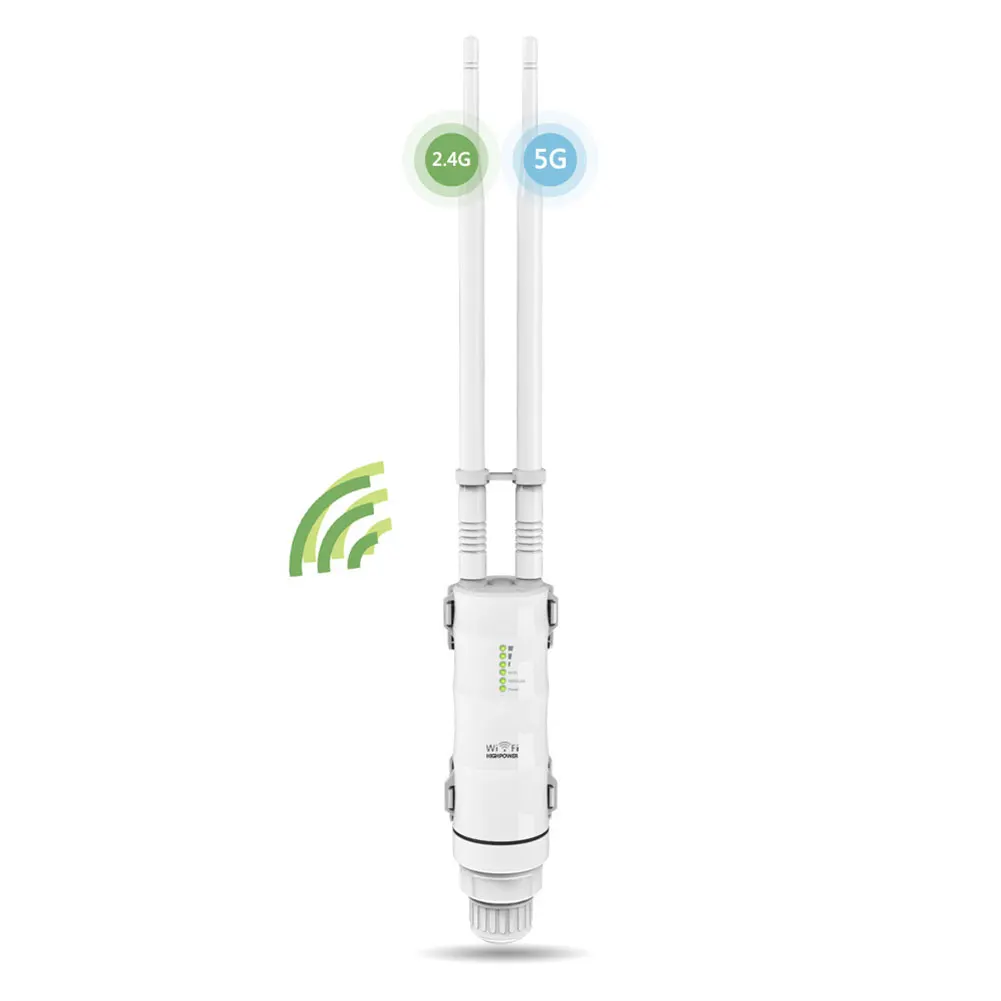 

AC600 Practical Outdoor Wireless Dual Dand Wifi Router Easy Install High Power ABS Antenna Universal Stable Repeater 2.4G 5G