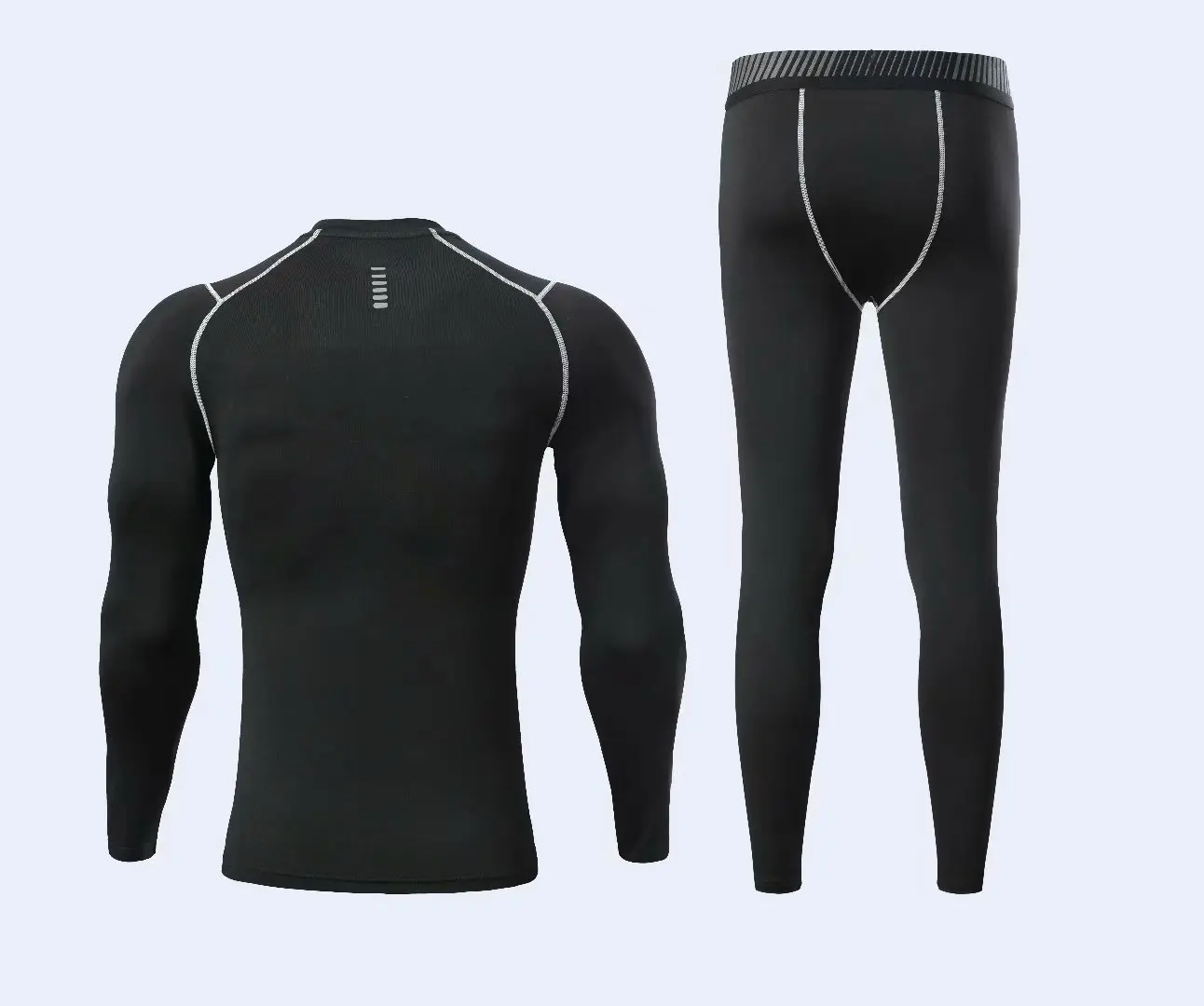 Sport Suit Men Compression Quick Dry Running Sets Tights Clothes Jogging Fitness Gym Training Kits Sportswear Top Long Pants