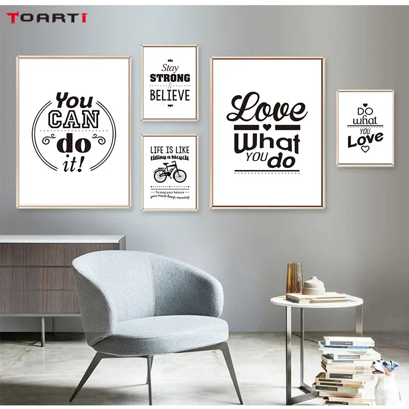 Inspirational Life Quote Prints Posters Motivational Letters Canvas Painting Modern Wall Pictures For Living Room Home Decor Art (2)