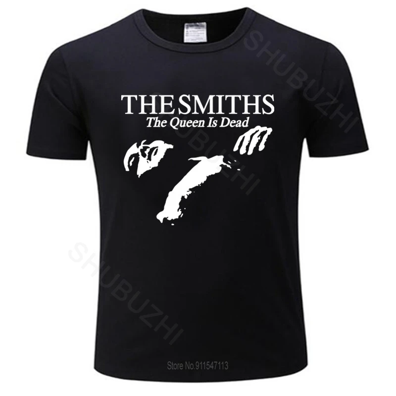 Футболка The Smiths &quotThe Queen Is Dead&quot-Мужская Черная хлопковая Morrissey с короткими