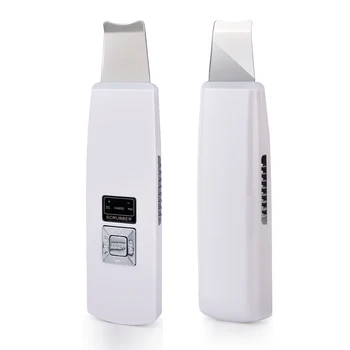 

Face Skin Scrubber Lift Machine Ultrasonic Skin Scrubber Ultrasonic Ion Deep Facial Cleansing Peeling Vibration Tool