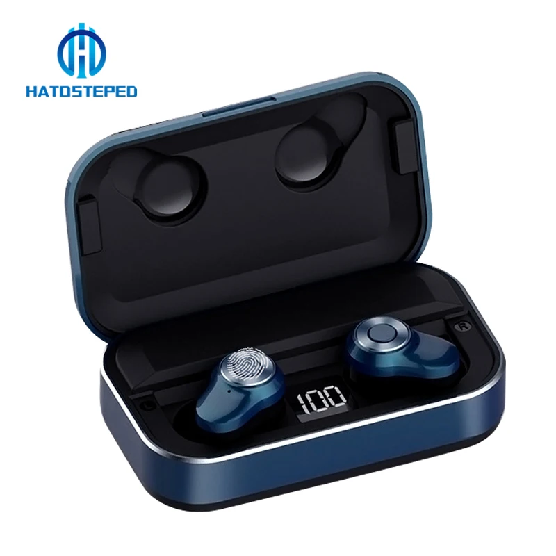 €19.22 20% de DESCUENTO|Auriculares Bluetooth 5,0 hatosted bajos deportivos inalámbricos auriculares con caja de carga de 3500mAh sonido HIFI auriculares para Gaming sin manos-in Auriculares y cascos from Productos electrónicos on AliExpress 