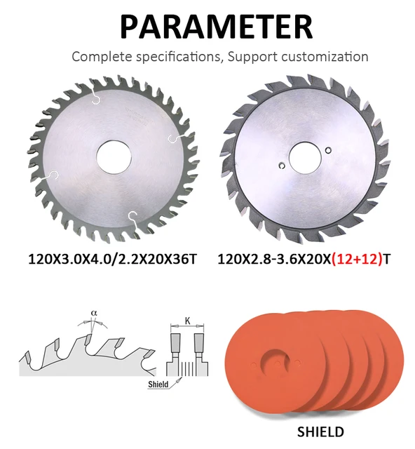 Lama Circolare TCT 150mm 60 Denti - Taglio Sottile Per Legno, Compensato E Plastica