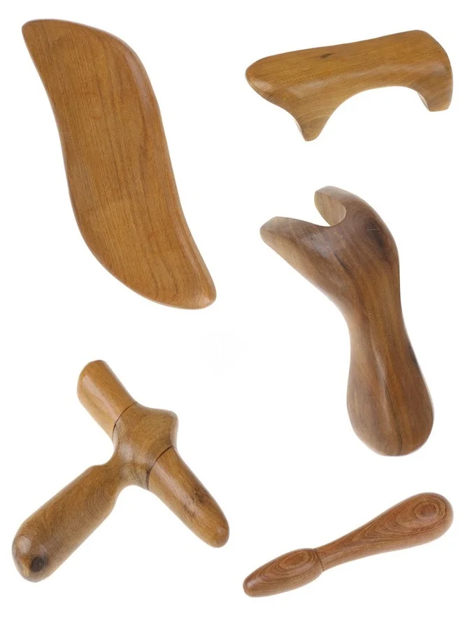 Vietnam Fragrant Wood Body Foot Reflexology Acupuncture Shiatsu Thai Massager Roller Therapy Meridians Scrap
