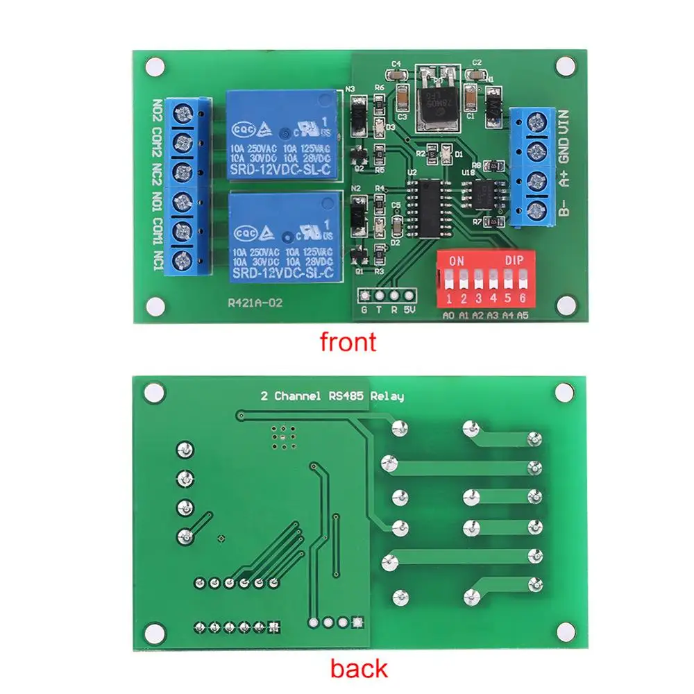 RTU & AT Command 2 RS485 релейный контроллер ПЛК серия UART порт Swit ассортимент|Реле| |