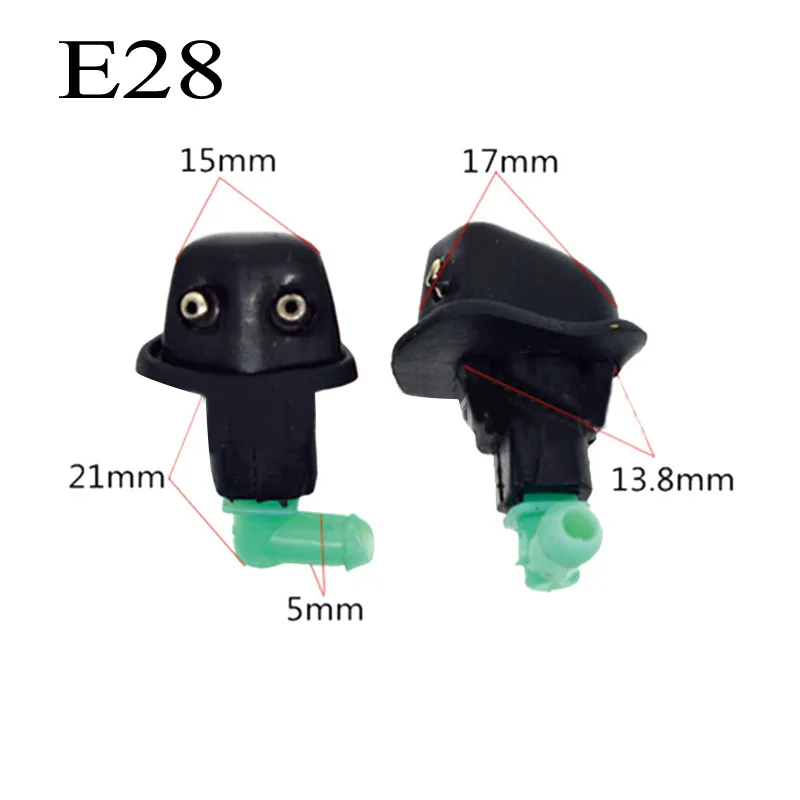 

2pcs Car Plastic Windshield Washer Wiper Spray Nozzle For Honda Accord 1998-2002