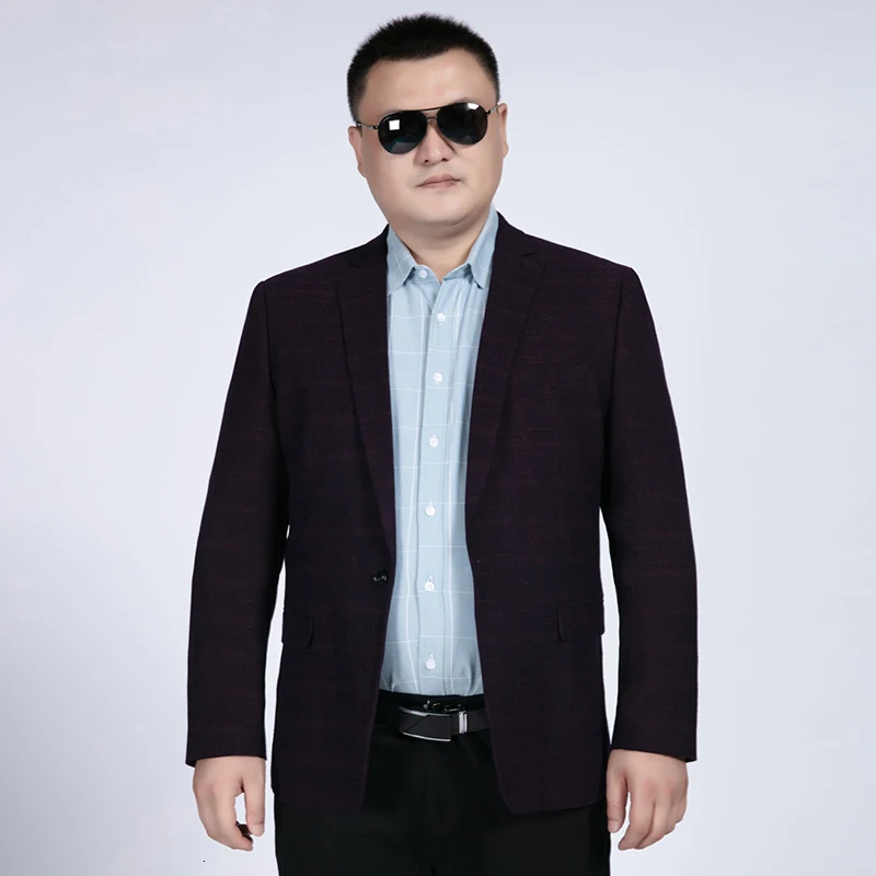 2 Большой 10XL 8XL 6XL MMens корейский приталенный Модный хлопковый Блейзер пиджак черного и синего цвета размера плюс мужские блейзеры мужские Свадебные пальто - Цвет: 2