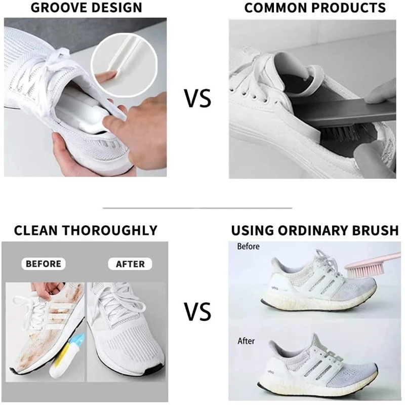 Soft Plush Shoe Brush Cleaner Set