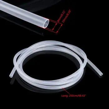 

2.5 Meter Food Grade Transparent Silicone Rubber Hose 8*10mm Out Diameter Flexible Silicone Tube C6UC