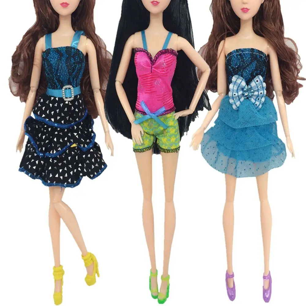 1Set Newest Doll Dress Casual Clothes Doll Fashion Wear Handmade Girl Wearing For 30cm Accessories DIY Girl Gift Toys doll accessories,doll clothes,doll clothes accessories,barbie doll clothes
