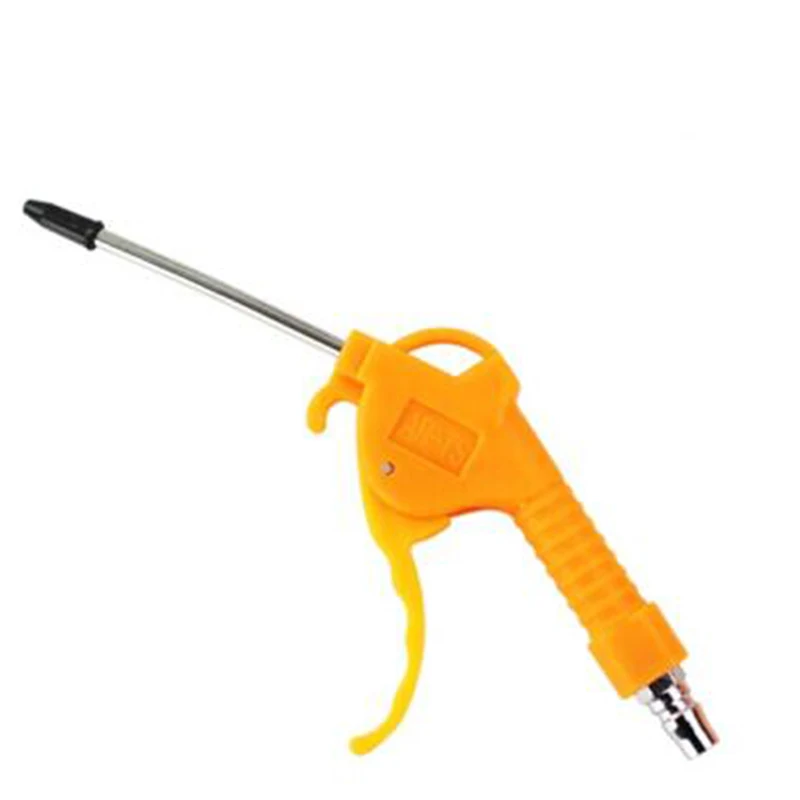 Air Blow Gun Yellow Angled Nozzle Plastic Handle Dust Gun Air Compressor Air Pump AR-TS