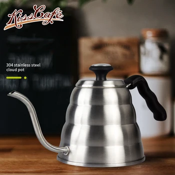 

1.2L Stainless Steel Tea Coffee Kettle with Thermometer, Gooseneck Thin Spout for Pour Over Coffee Pot, Works on Stovetop,