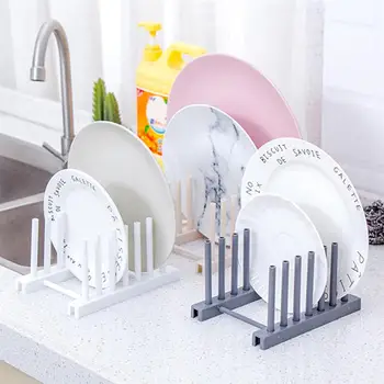 

OUNONA 3pcs Plates Cups Drain Holder Kitchen Desktop Multi-function Cups Storage Rack Holder Cup Feeding Bottle Drying Rack