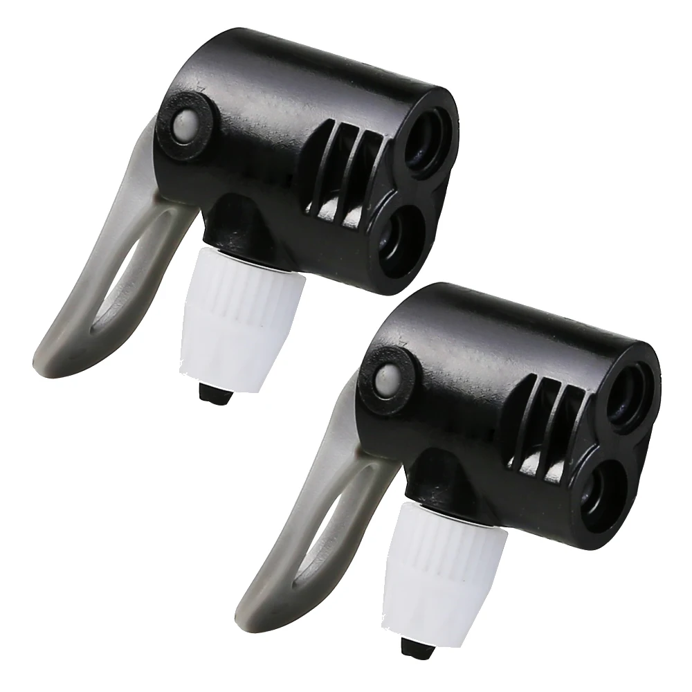2 Pack Bicycle Air Pump Inflator FV AV Valve Converter Nozzle Hose