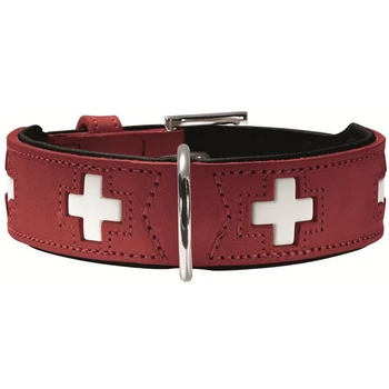 

HUNTER collar for dogs skin 42 Hunter Swiss Red / Black 26 mm 35 - 39.5 cm