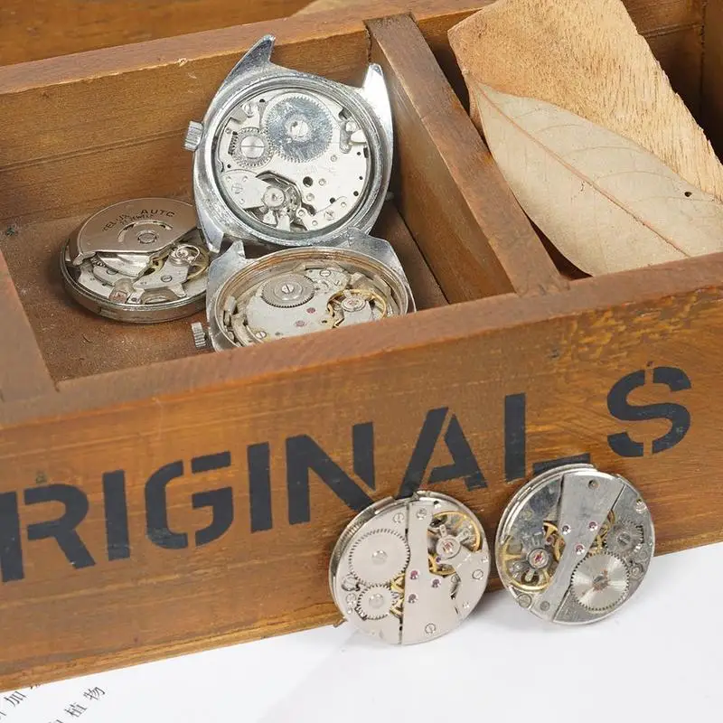 Random Watch Waste Machinery Movement Steam Punk Diy Material Accessories Processing Parts Clock Part Hands Repair Kit Tool