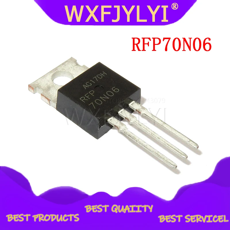 10pcs/lot Wfp70n06 Fp70n06 Rfp70n06 70n06 To-220 60v 70a - Integrated ...