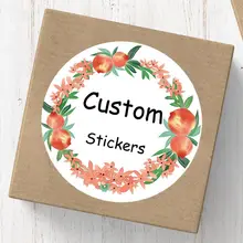 100 штук, 3-7 см, индивидуальный заказ, свадебные наклейки, конфеты коробки для подарков этикетки, красочные цветы
