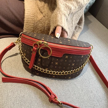 

Female Chest Bag Luxury Handbag Women Bags Designer bolsa Feminina Small Crossbody Shoulder Bag Vintage Chain Purse