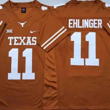 Все стилизованные Texas# Longhorns Yellow#11 EHLINGER Jersey
