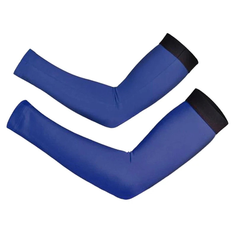 

1 pair New Cycling Bike Bicycle Arm Warmers Cuff Sleeve Cover UV Sun Protection(blue XL)