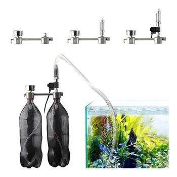 

Aquarium CO2 Generator System Kit CO2 Generator with Solenoid Valve Bubble Counter&Check Carbon Dioxide for Aquarium