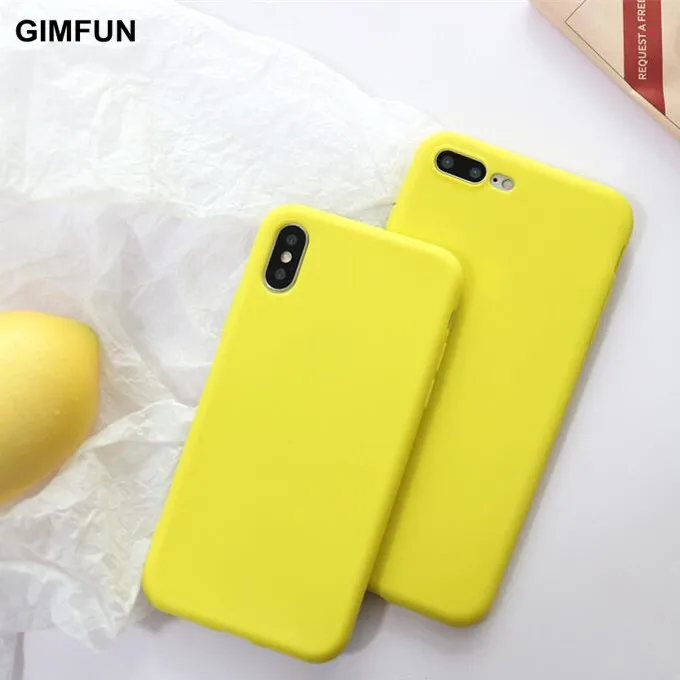 Силиконовый матовый чехол для Iphone 7 6 8 Plus Xr xs Max X|Бамперы| |