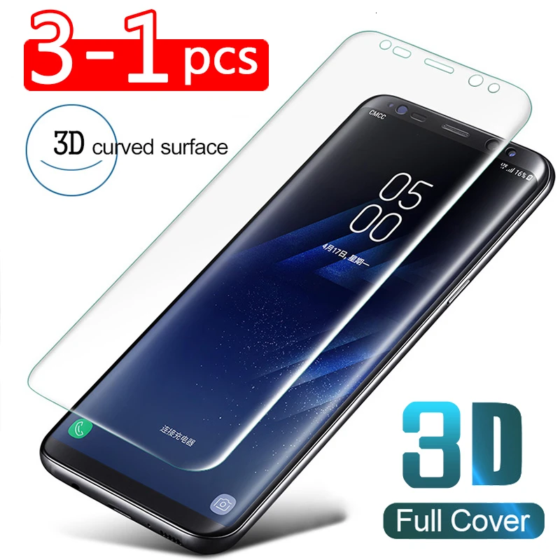 3 1 шт. 3d защита экрана для Samsung Galaxy Note 9 8 10 Pro S10 E PET полный чехол S9 S8 Plus S7 edge мягкая