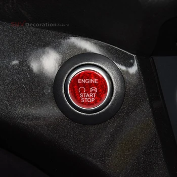 

Car Accessories Interior Engine Start Stop Switch Button Frame Cover for Ford Kuga Escape 2013-2019 / Focus 2015-2018