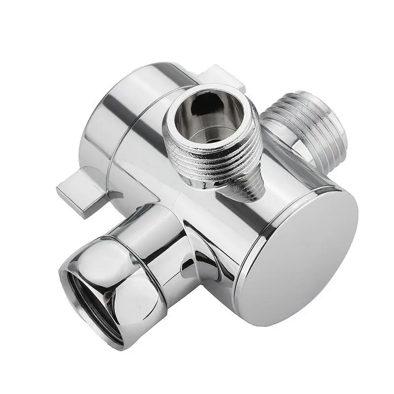 

Shower Heads Toilet Bidet Bath Diverter G1/2" Valve Shower Shunt Shower Splitter T-Adapter Water Three-Way Bathroom Home Decor