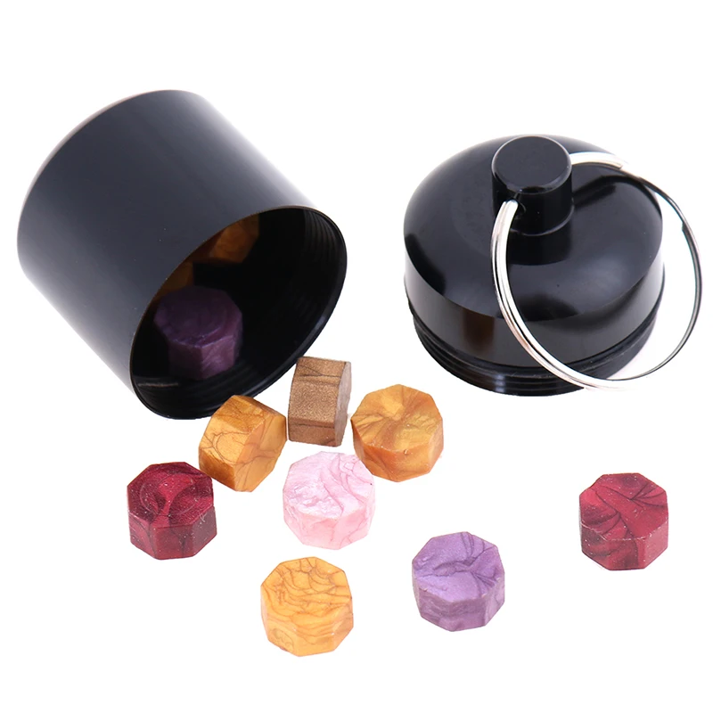 Mini Waterproof Aluminum Alloy Pill Box Case Bottle Cache Drug Holder Container Keychain Medicine Box Health Care Hot