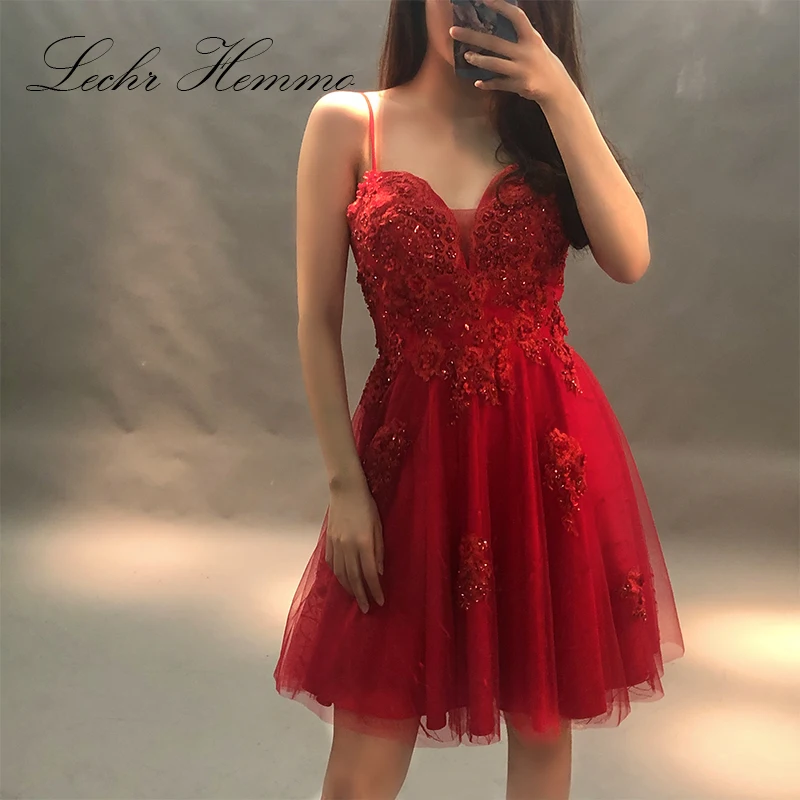 Red Short Homecoming Dress 2020 Sexy 