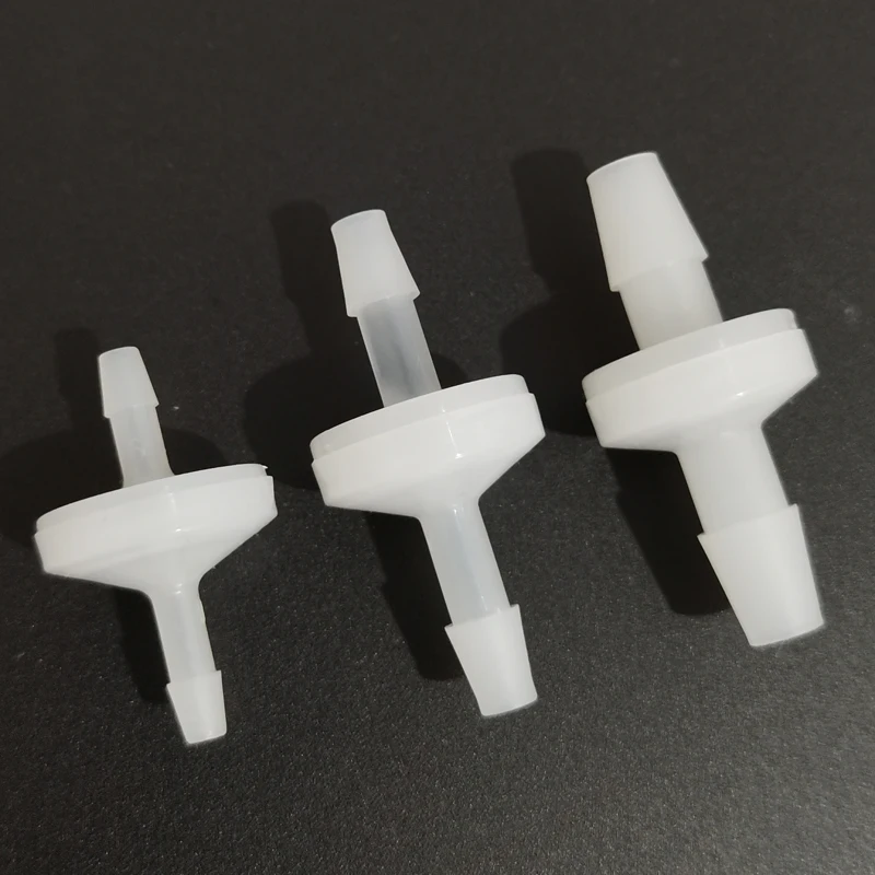 Pvdf Check Valve Válvula sem Retorno para Gerador de Ozônio Corrosão One Way Valve 16 3.2 Mm4.8 Mm6.4 mm Pcs
