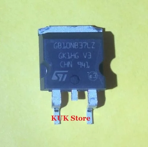 Подлинный оригинальный 100% новый GB10NB37LZ STGB10NB37LZT4 STGB10NB37LZ STGB10NB37 10NB37 D2PAK 6 шт./лот |