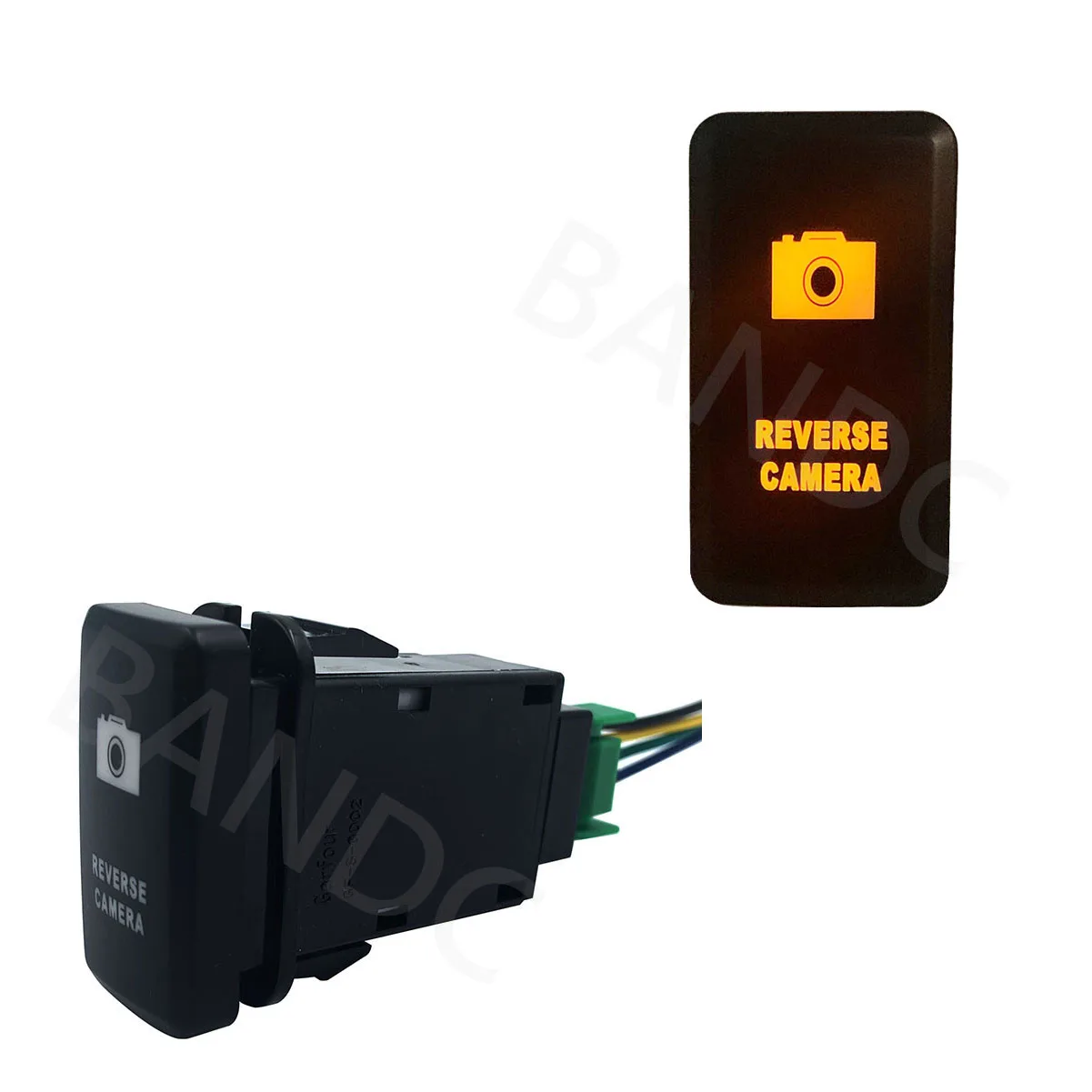 Interruttore A Pulsante Per Telecamera Retromarcia A Led Arancione Per Toyota Fj Cruiser 2010-2013, Accessorio Per Auto Toyota, 3Amp 12V, Connettore D