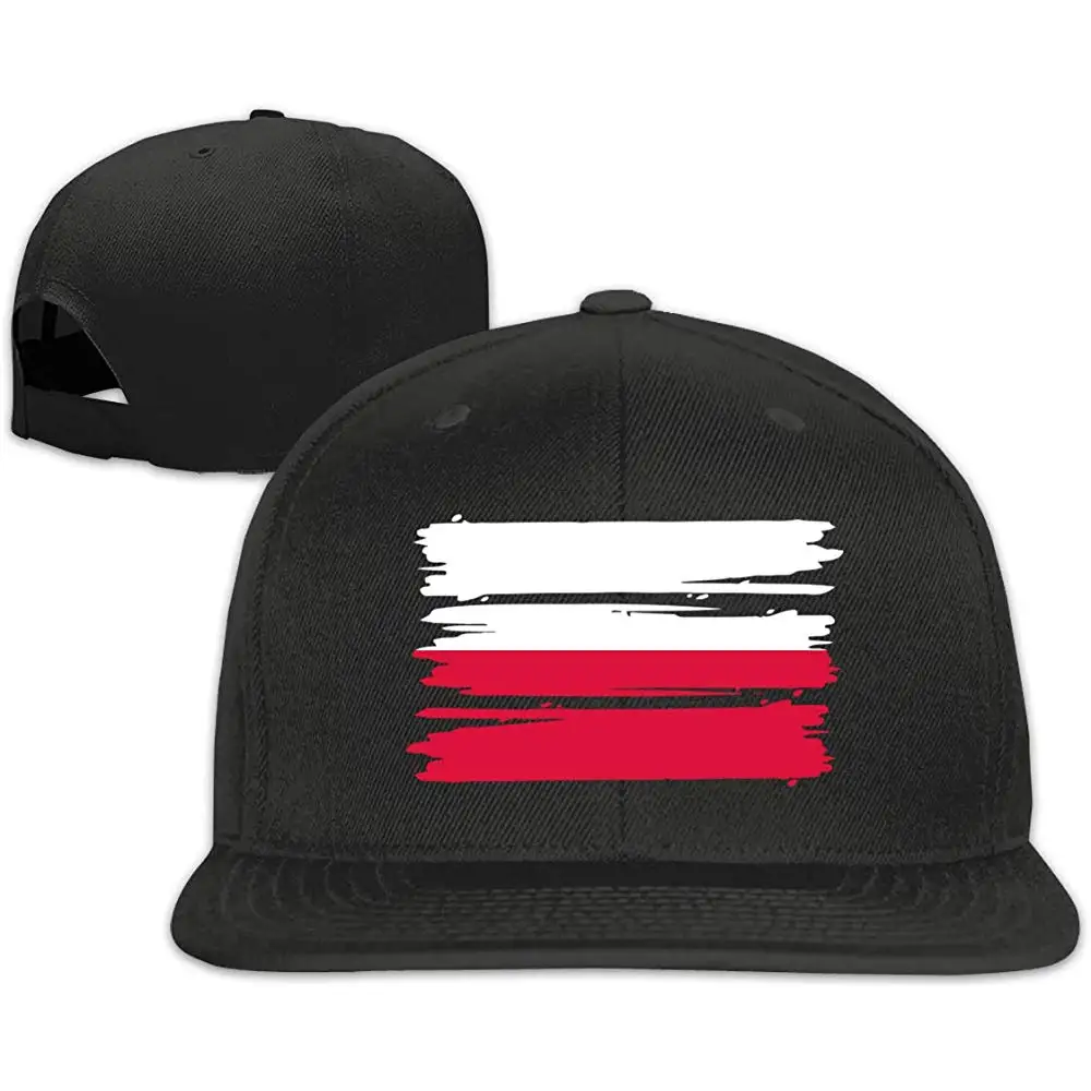 Мужская/Женская Бейсболка с польским флагом, плоская бейсболка для взрослых
