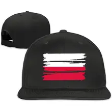 Мужская/Женская Бейсболка с польским флагом, плоская бейсболка для взрослых