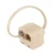 RJ11 6P4C 2 Way Розетка Телефонная Розетка Линейный Разветвитель Адаптер Бежевый