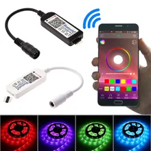 Wifi мини RGB Bluetooth контроллер мини музыкальный Bluetooth контроллер светильник контроллер полосы для 5050 3528 RGB/RGBW светодиодный светильник