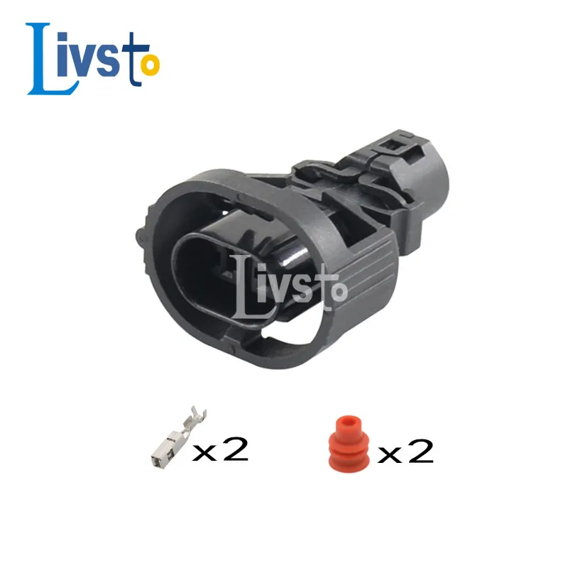 10/20/50/100 Set 2 Pin Sigillato Tyco / Amp Junior Power Feul Iniettore Timer Connettore Dj7021Q-2.8-21 Dj7021Qa-2.8-21