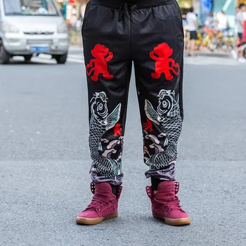 

Add fertilizer fall men's trousers loose large casual sports tide fat pants