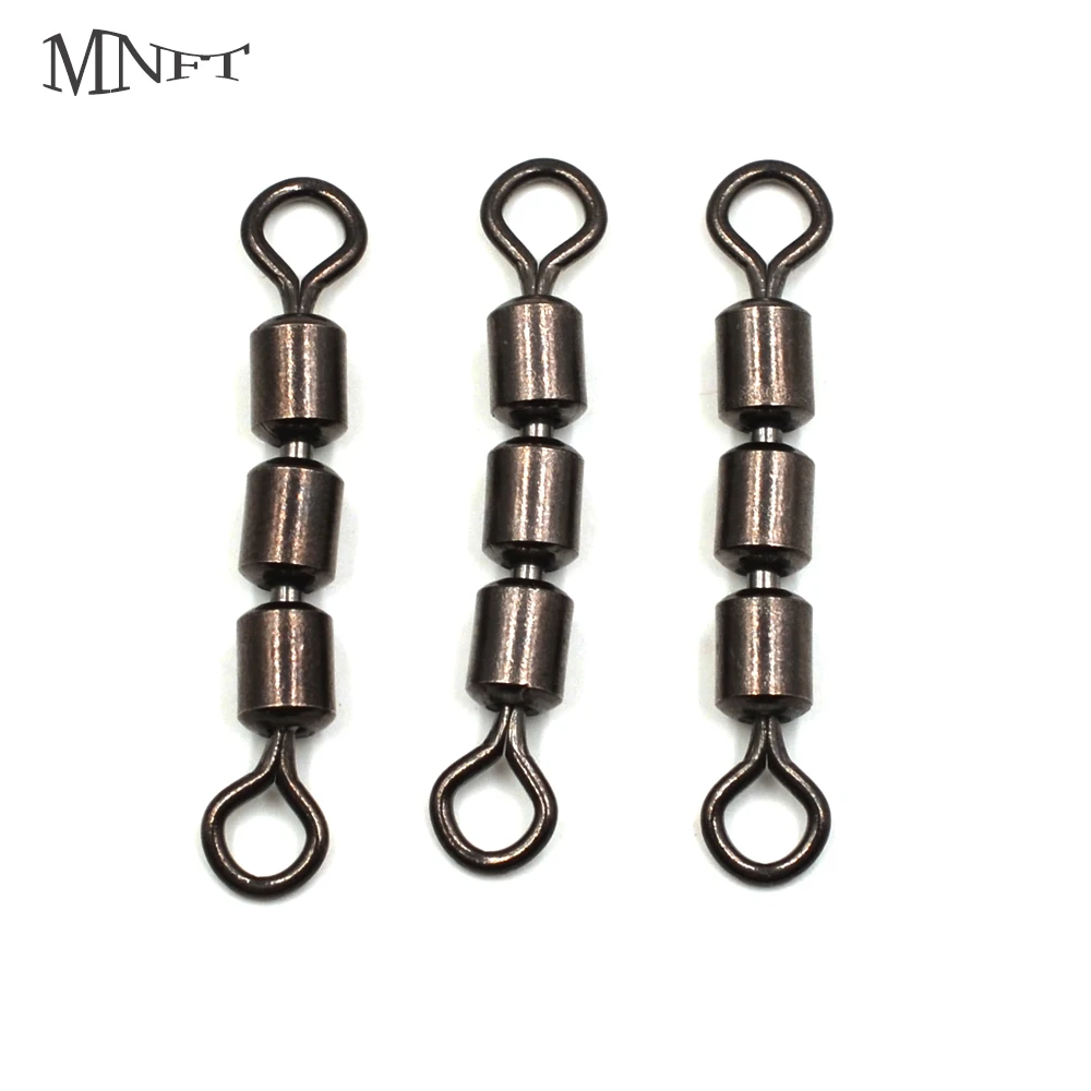 MNFT5Pcs3RollersSaltwaterSwivelsRollerThreesectionswivel